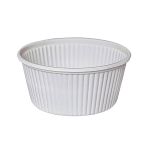     کاسه یکبارمصرف خورشتی جنس گیاهی ( بدون درب ) حجم 300 سی سی برند آملون بسته نایلونی 300 عددی 