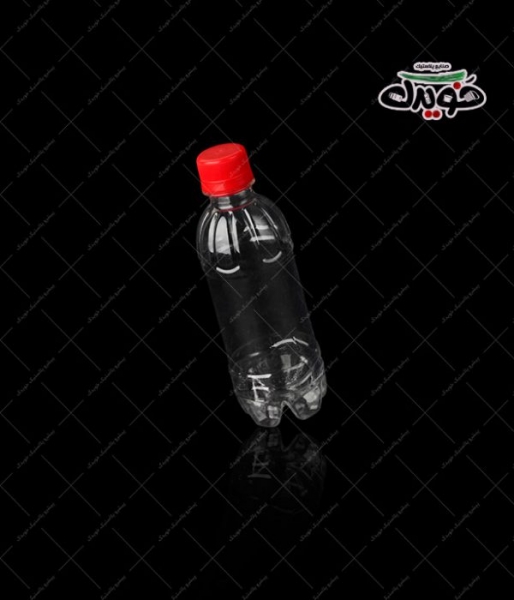    بطری گرد یکبارمصرف ( با درب ) حجم 300 سی سی وزن 14 گرم برند خویدک مدل فراز  بسته نایلونی 200 عددی