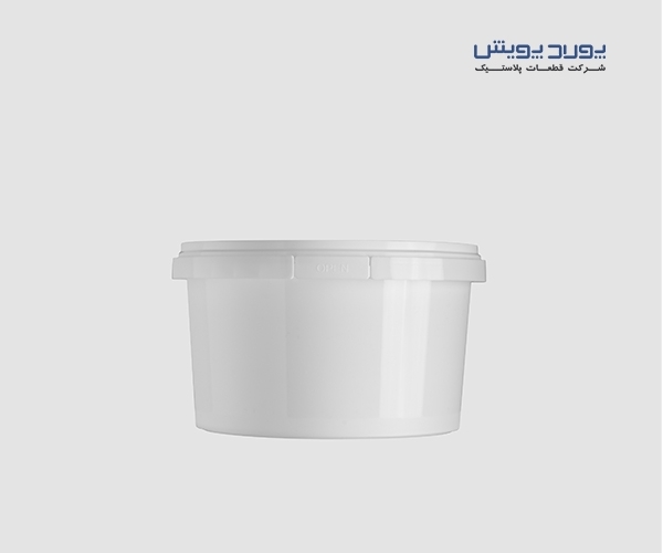   سطل مایکروویو گرد حجم 900 سی سی برند پولاد پویش کارتن 240 عددی